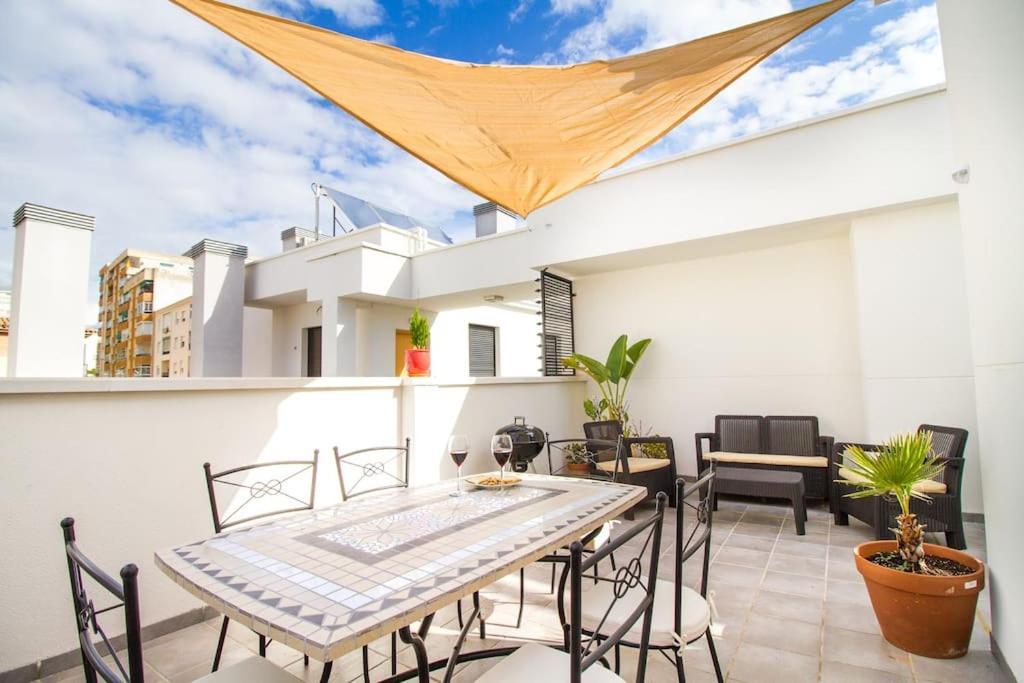 Ferienwohnung Luxury Duplex Downtown Superb Terrace&Free Parking Málaga Exterior foto